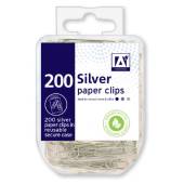 Box 200, silver paper clips*