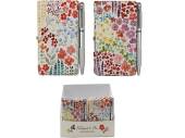 Floral note book and pen set - 2asstd* Floral note book and pen set - 2asstd*