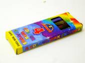 Pkt 4 colour wax crayons*