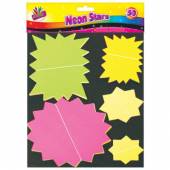 Pkt 50, asstd neon stars*