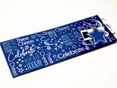 Pack 6, blue text bottle bags. Pack 6, blue text bottle bags.
