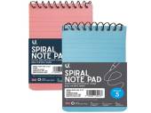 Pack 5, spiral note pads*
(5x3\") Pack 5, spiral note pads*
(5x3")