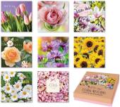 Box 8, mixed floral note cards*