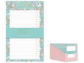 Floral magnetic shopping list pad*