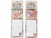 Magnetic memo pad with pencil - 2asstd* Magnetic memo pad with pencil - 2asstd*