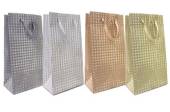 Glitter gift bag LARGE - 4/cols (25W32x12cm) Glitter gift bag LARGE - 4/cols (25W32x12cm)