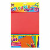 Pkt 40 sheets A4 coloured paper*
