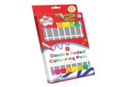 Pack 8, double ended colouring pens*