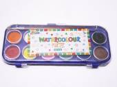 12pc watercolour paint palett with brush