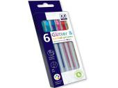 Pack 6, glitter and scented gel pens*