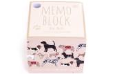 Pet dog memo block (8cm)* Pet dog memo block (8cm)*