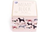 Pet dog memo block (8cm)*