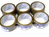 Pkt 6, Brown vinyl adhesive packing tape (48mmx66m)*