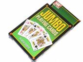 Jumbo playing cards.* Jumbo playing cards.*