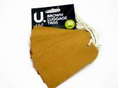 Pkt 20, brown luggage tags*
USE ST541