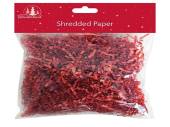 RED shredded paper. RED shredded paper.