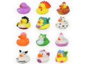 Pack 12, assorted mini 5cm rubber ducks* Pack 12, assorted mini 5cm rubber ducks*