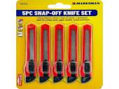 5pc snap-off knife set* 5pc snap-off knife set*