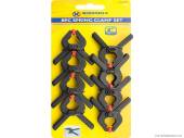 Pack 8, spring clamps*