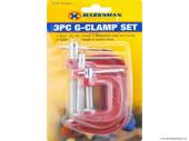 3pc g-clamp set*
(25/50/75mm)