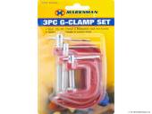 3pc g-clamp set*
(25/50/75mm)