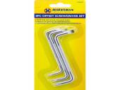 3pc offset screwdriver set* 3pc offset screwdriver set*
