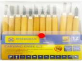 12pc wood carving knife set*