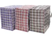X-Large pvc zipper checked design bags. (57x57x35cm) X-Large pvc zipper checked design bags. (57x57x35cm)