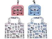 Volkswagen folding reusable shopping bag - 2asstd. Volkswagen folding reusable shopping bag - 2asstd.