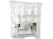 7pc travel bottle set* 7pc travel bottle set*