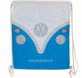 VW camper drawstring bag (42x34cm) - blue*