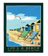 Life’s a beach tea towel. Life’s a beach tea towel.