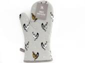 Chicken design single oven glove. Chicken design single oven glove.