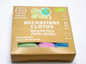 Pack 3, microfibre cloths (recycled from plastic bottles)* Pack 3, microfibre cloths (recycled from plastic bottles)*