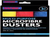 Pack 3, microfibre dusters*
(30x30cm) Pack 3, microfibre dusters*
(30x30cm)