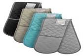 100% cotton double oven gloves. 100% cotton double oven gloves.