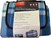 Blue fleece picnic rug*
(135x105cm) Blue fleece picnic rug*
(135x105cm)