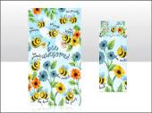 Bee Awesome cotton tea towel. Bee Awesome cotton tea towel.