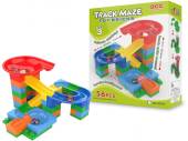 56pc track maze marble run. 56pc track maze marble run.