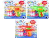 Friction bubble gun - 3/cols. Friction bubble gun - 3/cols.