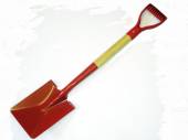 Large metal spade, L56cm Large metal spade, L56cm