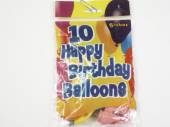 Pkt 10, Happy Birthday balloons.
