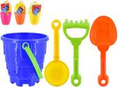 14.5cm 4pc round bucket set - 4/cols* 14.5cm 4pc round bucket set - 4/cols*