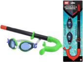 British standard goggles & snorkel set - 2/cols