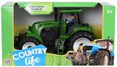 Country Life friction power tractor - 3/cols.