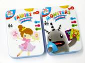 Fairies or Monsters snap cards in tin*