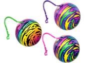 Neon zebra ball with clip. Neon zebra ball with clip.