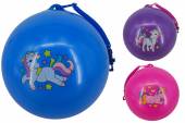 Unicorn ball with keyring - 3/cols (DEFLATED)