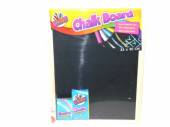 23x30cm chalk board with 4xchalks & rubber*