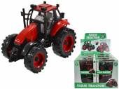 Plastic farm tractor - 2/cols.